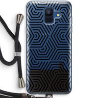 Magic pattern: Samsung Galaxy A6 (2018) Transparant Hoesje met koord