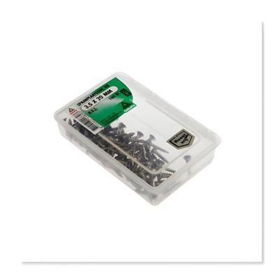 Spaanpl.schr. rvs 3.5x20mm 100s - Deltafix