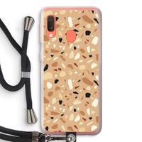 Terrazzo N°17: Samsung Galaxy A20e Transparant Hoesje met koord