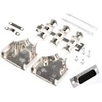 MH Connectors MHDM15-HD26MS-K D-sub female connectorset 180 ° Aantal polen: 15 Soldeerkelk 1 stuk(s)