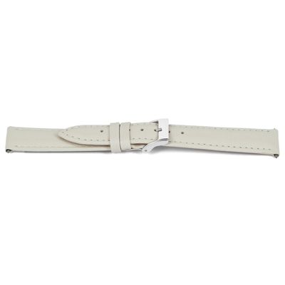 Horlogeband Universeel F514 Leder Beige 18mm