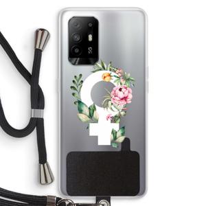 Venus: Oppo A95 5G Transparant Hoesje met koord