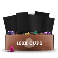 Mysterybox, 160 Koffiecups, -50%!