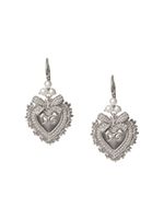 Dolce & Gabbana boucles d'oreilles Devotion en or blanc 18ct ornées de diamants et de perles - Argent - thumbnail