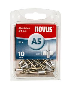 Novus Blindklinknagel A5 X 10mm | Alu SB | 30 stuks - 045-0027 045-0027