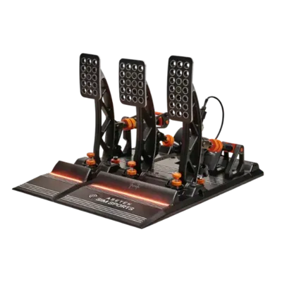 Asetek SimSports® Invicta™ Hydraulic Pedals - Throttle, Brake and Clutch