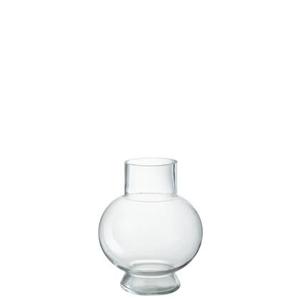 J-Line vaas Bol - glas - transparant - small - Ø 18 cm