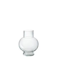 J-Line vaas Bol - glas - transparant - small - Ø 18 cm