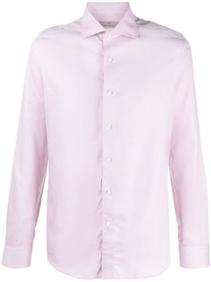 Canali chemise boutonnée à manches longues - Rose