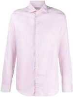 Canali chemise boutonnée à manches longues - Rose