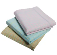 12 stuks Dames zakdoeken - Happy Colours - Vrolijke vrouwen zakdoeken katoen - 12 - 12 - Blauw