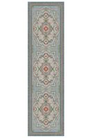 Pip Studio Vloerkleed Loper Majorelle by Pip Pastel Blauw