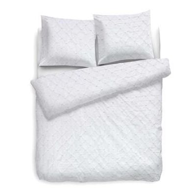 Heckett & Lane dekbedovertrek Como - wit - 240x220 cm