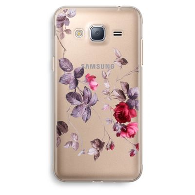 Mooie bloemen: Samsung Galaxy J3 (2016) Transparant Hoesje