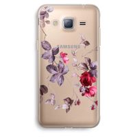 Mooie bloemen: Samsung Galaxy J3 (2016) Transparant Hoesje