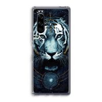 Darkness Tiger: Sony Xperia 5 Transparant Hoesje - thumbnail