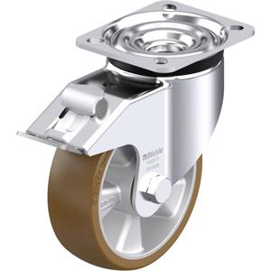 Blickle LK-ALB 125K-1-FI Plaatstalen zwenkwiel Wieldiameter: 125 mm Draagvermogen (max.): 350 kg 1 stuk(s)