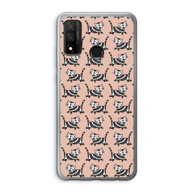 Zwarte poes: Huawei P Smart (2020) Transparant Hoesje