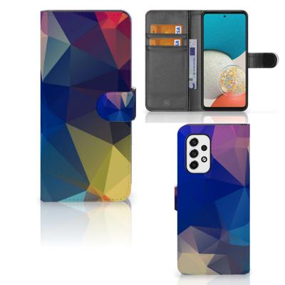 Samsung Galaxy A53 | Book Case | Polygon Dark