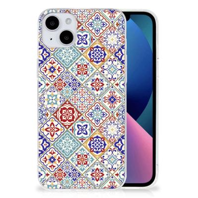 iPhone 15 Plus | TPU | Siliconen hoesje | Tiles Color iPhone 15 Plus | TPU | Siliconen hoesje | Tiles Color