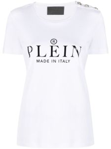 Philipp Plein t-shirt à logo imprimé - Blanc