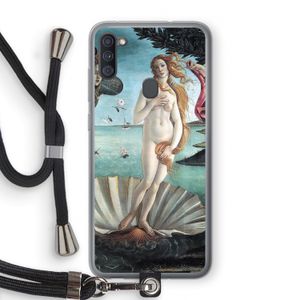 Birth Of Venus: Samsung Galaxy A11 Transparant Hoesje met koord