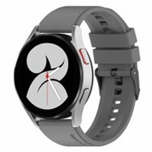 Siliconen gesp bandje - Grijs - Samsung Galaxy Watch - 42mm