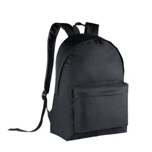 Schooltas/rugzak voor tieners/volwassenen - 27 L - boekentas - zwart - 30 x 19 x 42 cm