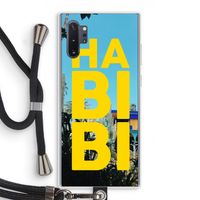 Habibi Majorelle : Samsung Galaxy Note 10 Plus Transparant Hoesje met koord
