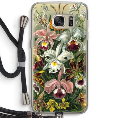 Haeckel Orchidae: Samsung Galaxy S7 Transparant Hoesje met koord