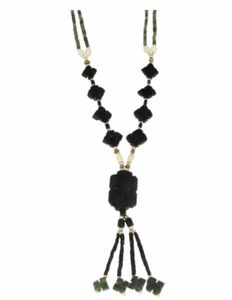 Jade Bohemian Ketting Klaver