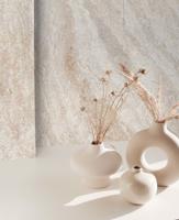 Modern Behang Travertine Rol Beige Modern Behang Travertine Rol Beige