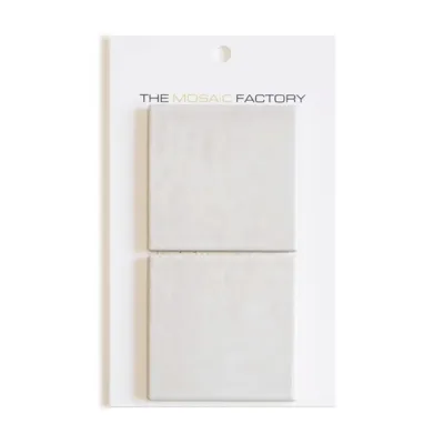 The Mosaic Factory Kasba Mozaïek Tegel Vierkant - Wit Glanzend Porselein 297x297 mm