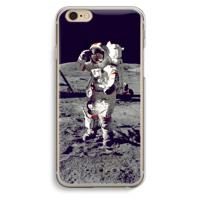 Spaceman: iPhone 6 / 6S Transparant Hoesje - thumbnail