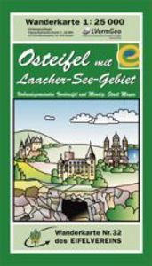 Wandelkaart 32 Osteifel mit Laacher Seegebiet - Eifel | Eifelverein