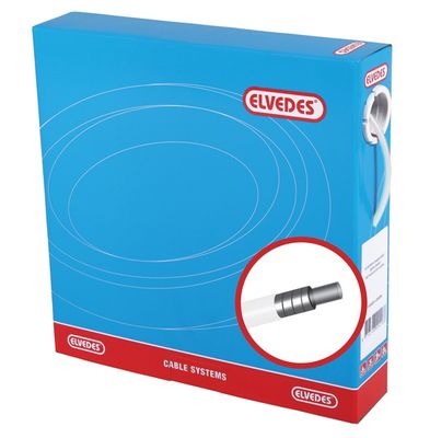 Elvedes rem buitenkabel met voering ø5,0mm / 30 meter wit (in een doos)