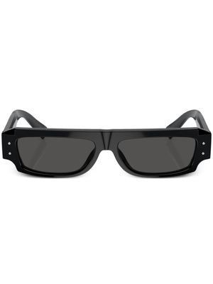 Dolce & Gabbana Eyewear lunettes de soleil teintées à monture carrée - Noir
