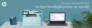 HP LaserJet Enterprise MFP M430f, Zwart-wit, Printer voor Bedrijf, Printen, kopiëren, scannen, faxen, Automatische documentinvoer voor 50 vellen; Dubbelzijdig printen; Dubbelzijdig scannen; Printen via USB-poort aan de voorzijde; Compact formaat; Energiezuinig; Optimale beveiliging