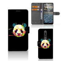 Nokia 2.4 Leuk Hoesje Panda Color - thumbnail