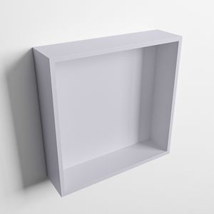 MONDIAZ EASY Nis 29,5x29,5cm in solid surface kleur Cale | Cale. 1 vak  geschikt voor in- of opbouw