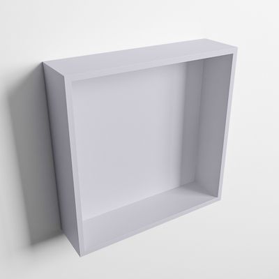MONDIAZ EASY Nis 29,5x29,5cm in solid surface kleur Cale | Cale. 1 vak geschikt voor in- of opbouw