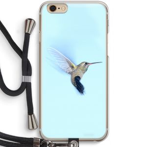 Kolibri: iPhone 6 / 6S Transparant Hoesje met koord