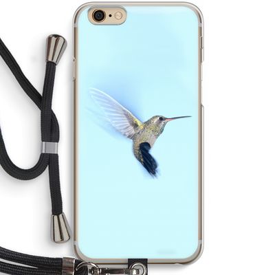 Kolibri: iPhone 6 / 6S Transparant Hoesje met koord