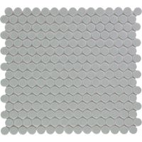 The Mosaic Factory Venice ronde mozaïek tegels 32x29 grijsblauw - thumbnail