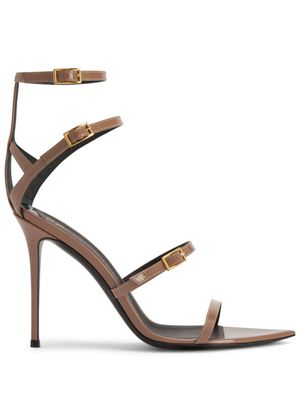 Giuseppe Zanotti sandales Intriigo Abely 105 mm - Marron
