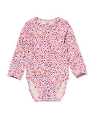 HEMA Meegroeiromper LENZING™ ECOVERO rib bloemen multi (multi)