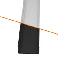 Los led profiel 1 meter opbouw laag 8 mm slim line - thumbnail
