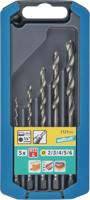 Wolfcraft Metaalboorset | HSS geslepen | Zeskantschacht | Ø2-6mm | 5-delig | 1 set - 7121000