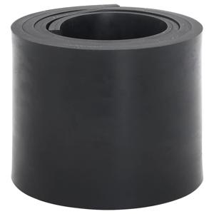 VidaXL Rubberen rand voor sneeuwploeg 200x15x1 cm zwart