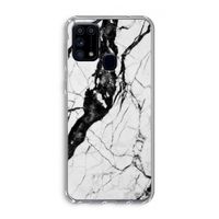 Witte marmer 2: Samsung Galaxy M31 Transparant Hoesje